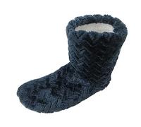 Chaussons Bottes Femmes Hiver - Pantoufles Femmes Hiver - Hiver Bouche Profonde Chaussures d'Hiver Épaisses Semelle Épaisse Chaussons Bottes Intérieur Bottes de Chalet Pantoufles Chauffantes Bottes