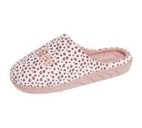 Chaussons Bottillons Microvelours Léopard Semelle Ergonomique, Mousse À Mémoire De Forme Léopard 35