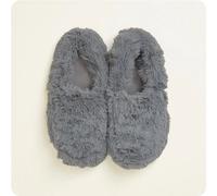 Chaussons bouillotte gris fonce warmies
