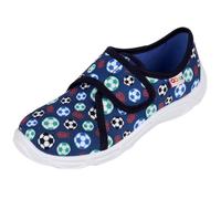 Chaussons boules LEMIGO pour garçon - Marine - Enfant - Blanc 25