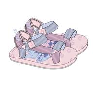 Chaussons Casual Stitch ROSE - T032 | FEMME CERDà