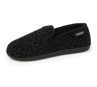Isotoner Chaussons pantoufles Charentaises femme semelle ergonomique confort, chauds, 39 EU, noir