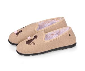 Chaussons Charentaises Souples, Ultra Confortables Et Légers, Confort Technologie Everywear Beigechiné 37