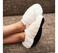 Chaussons chauffants beiges