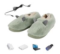 Chaussons Chauffants Électriques - Chaussures chauffantes USB, chauffe-pieds en peluche | Chaussons réglables pour micro-ondes, chauffe-pieds, bottes chauffantes, cadeau de Noël pour la maison