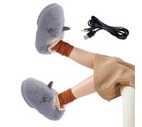 Chaussons Chauffants En Peluche - Confort Et Chaleur À L'intérieur, Chauffe-chaussures Pour Femme, Résistant Et Alimenté Par Batterie, Cadeau Longue Durée | Idéal Pour Se Détendre Et Se Relaxer