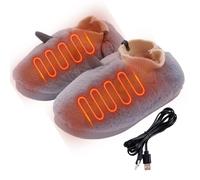 Chaussons Chauffants En Peluche - Confort Et Chaleur À L'intérieur, Chauffe-chaussures Pour Femme, Résistant Et Alimenté Par Batterie, Cadeau Longue Durée | Idéal Pour Se Détendre Et Se Relaxer