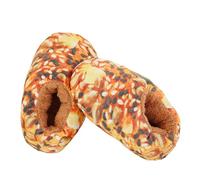 Chaussons Chauffants Femme, Pantoufle Femmes Sexy,Pantoufles Pour Femmes Mignonnes Et RéAlistes En Forme De Sac à Pain Style Racine Duveteuses AntidéRapantes Pour L'IntéRieur Chaudes Et Chaudes