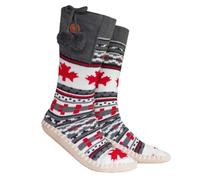 Chaussons chauffants - Glovii GQ4 - Blanc - Fibre de carbone - Batterie Li-Ion 9h d'autonomie 36/40