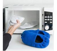 Chaussons Chauffants Homme Femme 36-45 - SHOP-STORY - Bleu - Tissu élastique