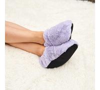 Chaussons chauffants lavande