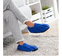 SHOP-STORY - Chaussons chauffants micro-ondes Bleu