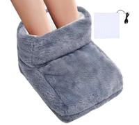 Chaussons chauffants pour pieds - Chauffage rapide - Lavables - Pour femme | Chauffe-pieds pour lit, maison, chambre à coucher, tendinite du tendinite plantaire, chauffage électrique en peluche pour