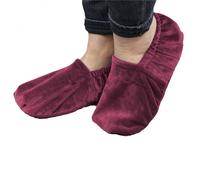 Chaussons chauffants - Vivezen - Taille 36 au 43 - Violet - Graines de blé et lavandin