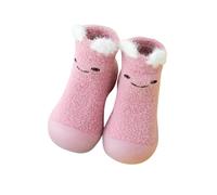 Chaussons Chaussettes Bébé Garçons Filles Résistance au Glissement, Caricature Chaussures D'intérieur Jeunes Enfants Large Légères pour Marche Course Bottes Chaud Premiers Pas Antidérapant