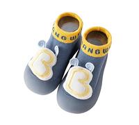 Chaussons Chaussettes pour bébé Antidérapantes Souple Semelle Caoutchouc Chaussures D'intérieur Jeunes Enfants Large Légères pour Marche Course Bottines Bébé Fille Garçon Chaud