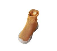 Chaussons Chaussettes pour bébé Respirant avec Semelle Caoutchouc Chaussures D'intérieur Jeunes Enfants pour Apprendre à Marcher Bottines Bébé Fille Garçon Chaud