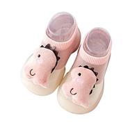 Chaussons Chaussettes pour bébé Respirant avec Semelle Caoutchouc Nouveau-nés Chaussettes Mocassin Bottes en Polaire - Douces et Confortables Chaussure Four Saisons Disponibles
