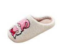 Chaussons Chausson Femme Confort Bouillotte Charentaises Noel Chaussette Hiver 39 Chaud Lapin Pantoufle Personne Âgée Drole Invité Double Pied Pantoufles Confortable Chaussettes Chauffant Chauffants~