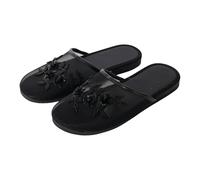 Chaussons chinois en maille, mules rafraîchissantes et respirantes, chaussures plates confortables, élégantes, en dentelle, pantoufles florales, respirantes, pour la maison, les loisirs, les voyages