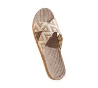 Chaussons Confortables Bord de Mer Imprimé, Pantoufles Intérieur Extérieur Toutes Saisons, Sandales Décontractées pour Plage, Maison et Promenades Estivales