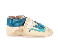 Chaussons Cuir Bébé Gaël Et Tim Les Dragons Beige 18/19