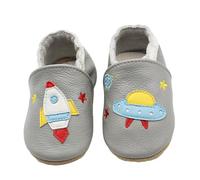 Chaussons Cuir Souple Bébé Chausson Bebe Fille Chausson Cuir Bébé Garcon Chaussures Bébé Premiers Pas Antidérapants 0-6 Mois 6-12 Mois 12-18 Mois 18-24 Mois 2-3 Ans