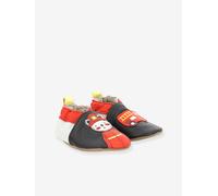 Chaussons cuir souple bébé Fireman 686641-10 © marine 19/20