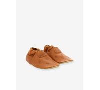 Chaussons cuir souple bébé Mywood ROBEEZ© marron 19/20