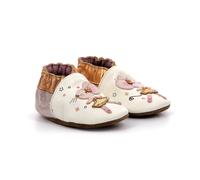 Chaussons dancing mouse blanc rose glitter 30/31