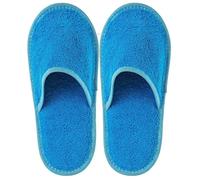 Chaussons de bain - LINNEA - PURE - Bleu océan - Taille Large (41-43) - Semelle élastomère anti-dérapante L