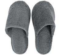 Chaussons de bain - LINNEA - PURE PLUS - Gris Anthracite - Taille L/XL - Semelle anti-dérapante L/XL