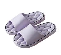Chaussons de bain pour homme et femme - Ultra doux - Ergonomique - Séchage rapide - Super doux - Antidérapants - En mousse à mémoire de forme - Avec semelle antidérapante, Violet B, 39 EU