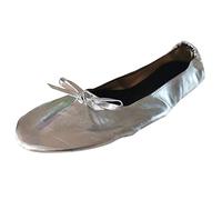 Chaussons de ballet pour femme et fille, chaussures de gymnastique, chaussures de danse du ventre, chaussons de ballet dorés pour adultes, chaussures de ballet pliables et portables | mariages et