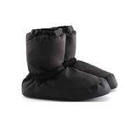 chaussons de danse classique Chaussures de danse nationale de Ballet d'hiver for adultes, bottes de danse modernes en coton, for exercices d'échauffement, ballerines plus chaudes(Black,L(38-39))