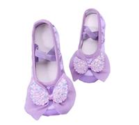 Chaussons de Danse Classique Filles Motif Chat, Semelle Cuir Fendue - pour l’école de Danse et Le Spectacle#M