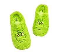 Chaussons de Grinch Adultes Hommes Femmes Christmas De Noël Fourrure de fourrure 43-44 EU