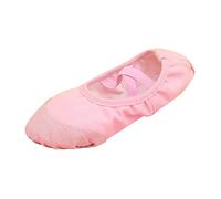 Chaussons de Gym Enfant Semelle Extra Souple Cuir avec Élastiques pour Enfilage Facile Cours Danse Entraînement Ballet