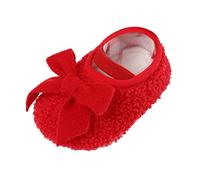 Chaussons de gymnastique en salle pour fille - Pour bébé - Antidérapantes - Semelle en caoutchouc - Chaussures de sport - Chaussettes souples, rouge, 14