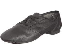 Chaussons de jazz à semelle partagée caoutchouc Capezio 458, Noir, 37.5 EU