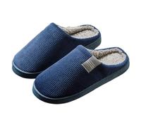 Chaussons De Maison pour Femme Et Homme en Feutre Pantoufles De Salle Chauds Et Confortables Pantoufles À Hiver Décontractés Chaussons Douces Bout Fermé pour Maison Bureau Hôtel Toute Saison 37-45