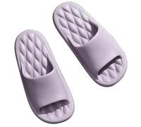 Chaussons De Massage Pantoufles De Grande Taille, Tongs Massage En Plein Air, Sandales D'été, Diapositives Souples, Antidérapantes Fo r Couples, Salle Bain À Domicile(Purple,42-43)