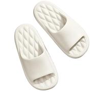 Chaussons De Massage Pantoufles De Grande Taille, Tongs Massage En Plein Air, Sandales D'été, Diapositives Souples, Antidérapantes Fo r Couples, Salle Bain À Domicile(Beige,40-41)
