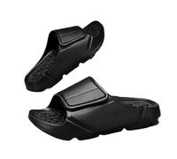 Chaussons De Massage Pantoufles de Massage d'été for hommes, diapositives réglables, sandales d'intérieur et d'extérieur, chaussures plage décontractées, tongs à semelle souple(Black,40)