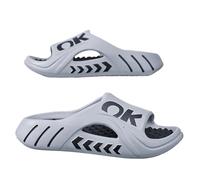 Chaussons De Massage Pantoufles de Massage d'été for hommes, sandales d'intérieur et d'extérieur, chaussures plage décontractées, tongs à semelle souple, grande taille(Grey,40-41)