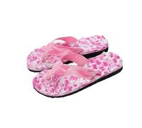 Chaussons De Massage Pantoufles d'été femmes Massage décontracté tongs sandales de plage chaussures plates dame chambre diapositives(Color 2,42)