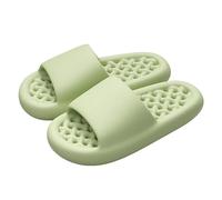 Chaussons De Massage Sandales d'été grande taille for hommes et femmes, pantoufles de maison respirantes ajourées à séchage rapide, tongs plage(Green,48-49)