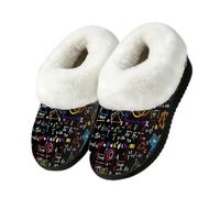 Chaussons de mathématiques noirs pour intérieur et extérieur, multicolore, 43/44 EU