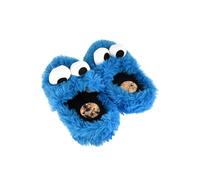 Chaussons de Sesame Street - Macaron le glouton - EU35-37 à EU 41-43 - pour Unisexe - bleu EU 38-40