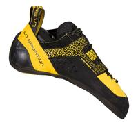 La Sportiva - Chaussons d'escalade - Katana Laces Yellow/Black pour Homme en Cuir - Taille 45 - Jaune Jaune 45